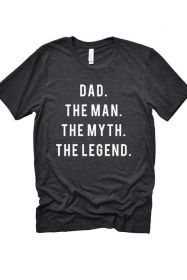The Man The Myth Tee (Color: Blue, size: XL)