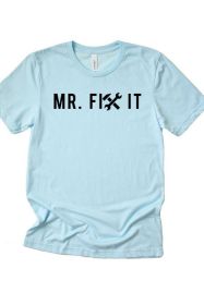 Mr Fix It Tee (Color: Sky, size: L)
