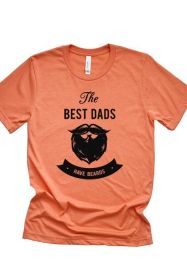 Best Dads Have Beards Tee (Color: Olive, size: L)
