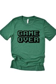 Game Over Tee (Color: Olive, size: XL)