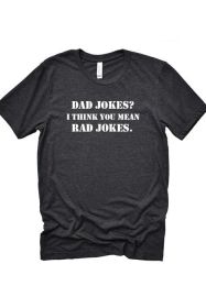 Dad Jokes Tee (Color: Green, size: 2XL)