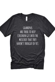 grandpas Mischief Tee (Color: Deep Heather, size: S)