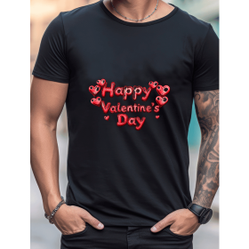 Celebrate in Style with This 100% Cotton Men's Valentine's Day Tee (Style: 314)