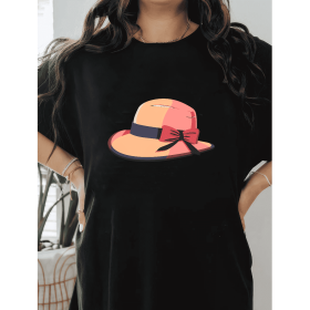 Casual Women's Cotton T-Shirt with Bow Detail - Trendy and Comfortable for Every Season (Style: 203)